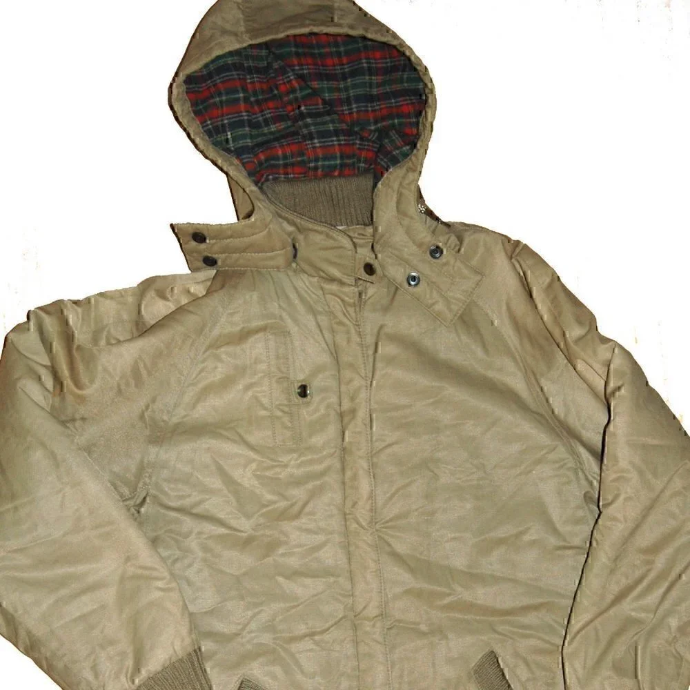 John Weitz Safari Jacket Sz 8 Vtg X600 Hood - Picture 6 of 11